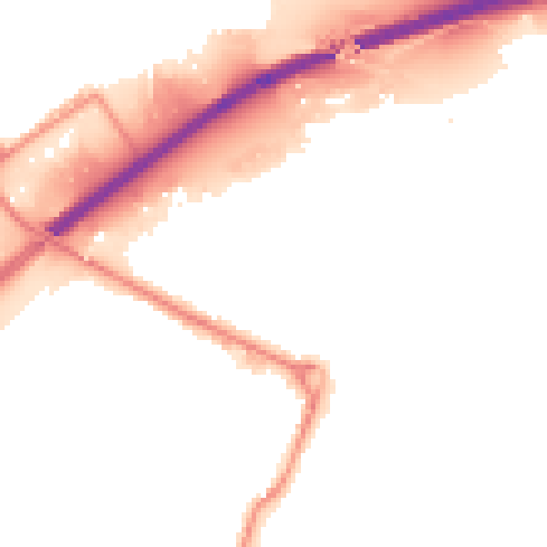 Night-time road noise heatmap for WS10 8YN