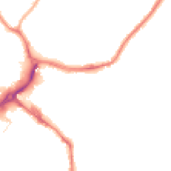 Night-time road noise heatmap for WS10 9AD