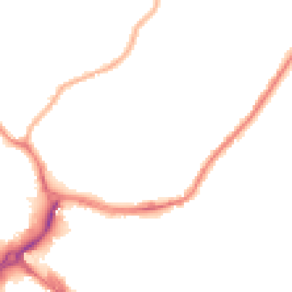 Night-time road noise heatmap for WS10 9EJ