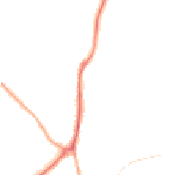 Night-time road noise heatmap for WS12 1BP