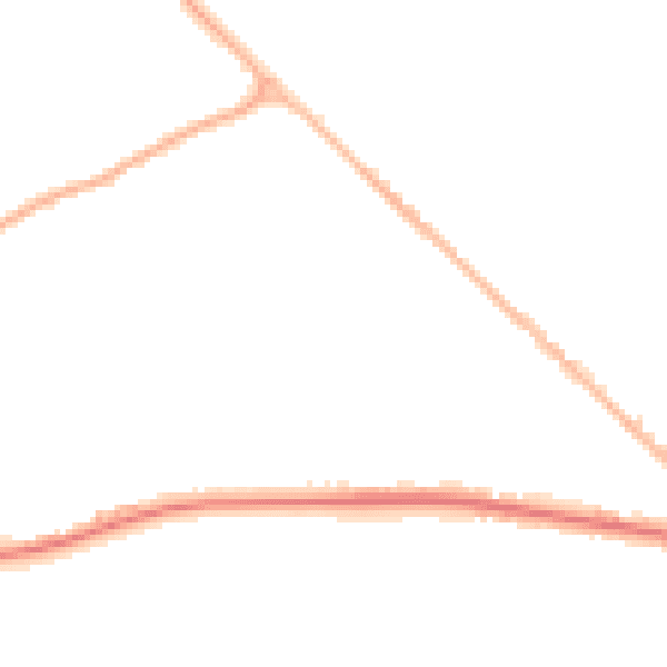 Night-time road noise heatmap for WS12 3HW