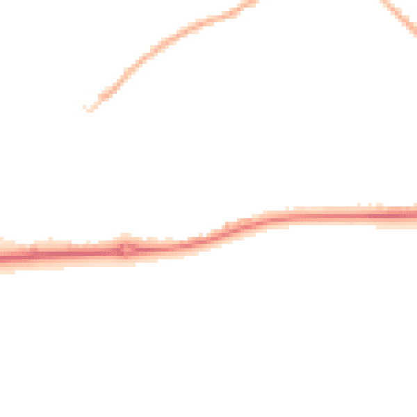 Night-time road noise heatmap for WS12 3XT