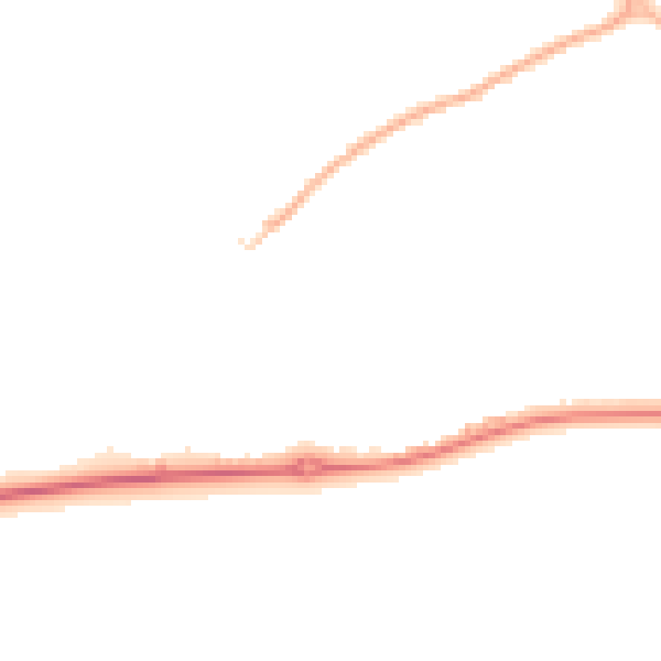 Night-time road noise heatmap for WS12 3YA