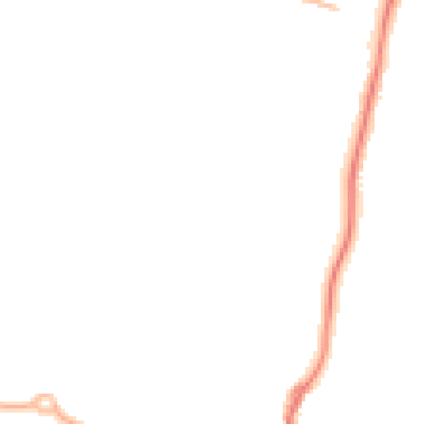 Night-time road noise heatmap for WS12 4DL