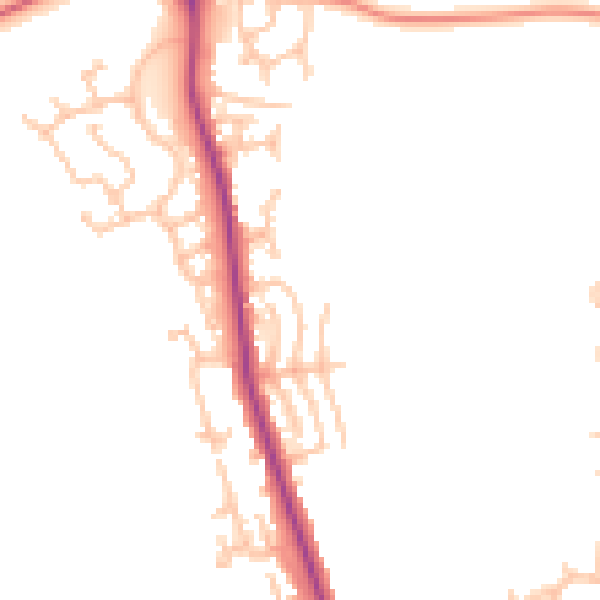 Daytime road noise heatmap for WS12 4NS