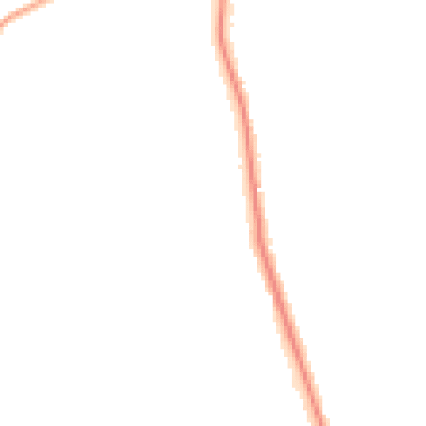 Night-time road noise heatmap for WS12 4QT