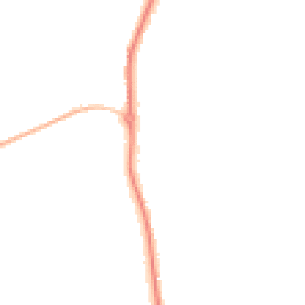 Night-time road noise heatmap for WS12 4UP