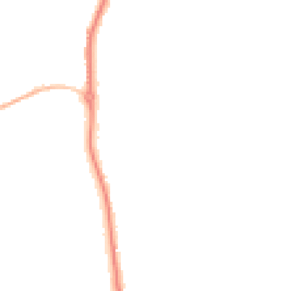 Night-time road noise heatmap for WS12 4UW