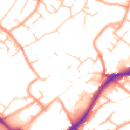 Daytime road noise heatmap for WS13 6AA