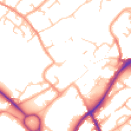 Daytime road noise heatmap for WS13 6AB