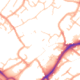 Daytime road noise heatmap for WS13 6AE