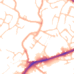 Daytime road noise heatmap for WS13 6AG