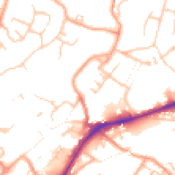 Daytime road noise heatmap for WS13 6AQ