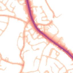 Daytime road noise heatmap for WS13 6AR