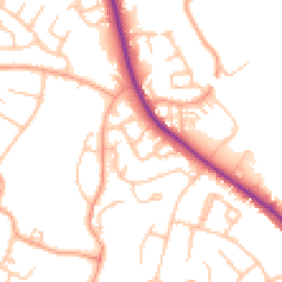Daytime road noise heatmap for WS13 6AS