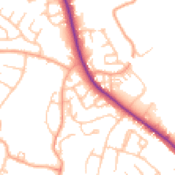 Daytime road noise heatmap for WS13 6AT