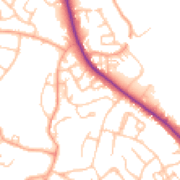 Daytime road noise heatmap for WS13 6AX