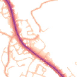 Daytime road noise heatmap for WS13 6BG