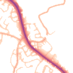 Daytime road noise heatmap for WS13 6BJ
