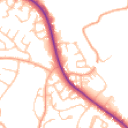 Daytime road noise heatmap for WS13 6BL