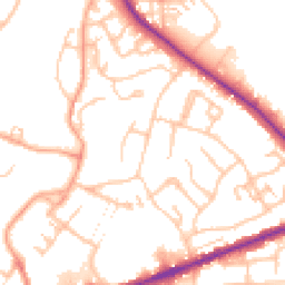 Daytime road noise heatmap for WS13 6BT
