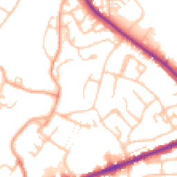 Daytime road noise heatmap for WS13 6BU