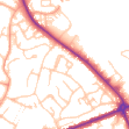 Daytime road noise heatmap for WS13 6DD