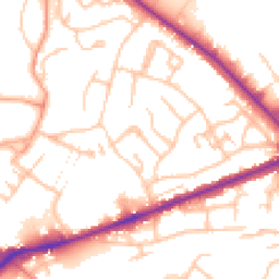 Daytime road noise heatmap for WS13 6DH