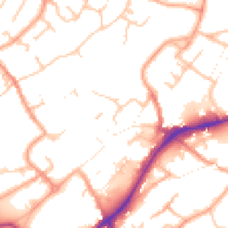 Daytime road noise heatmap for WS13 6DN