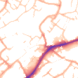 Daytime road noise heatmap for WS13 6DP
