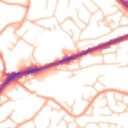 Daytime road noise heatmap for WS13 6EL