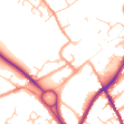 Daytime road noise heatmap for WS13 6FJ