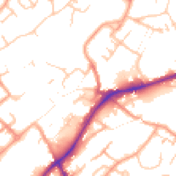 Daytime road noise heatmap for WS13 6JW
