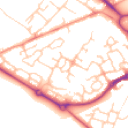 Daytime road noise heatmap for WS13 6LR