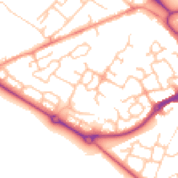 Daytime road noise heatmap for WS13 6LS
