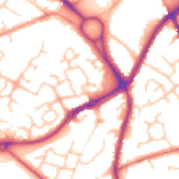 Daytime road noise heatmap for WS13 6ND