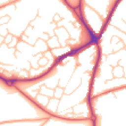 Daytime road noise heatmap for WS13 6NZ