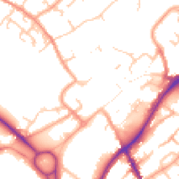 Daytime road noise heatmap for WS13 6PR