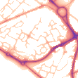 Daytime road noise heatmap for WS13 6PS