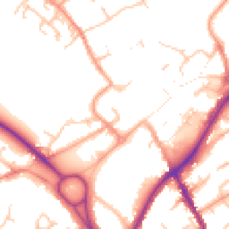 Daytime road noise heatmap for WS13 6RU