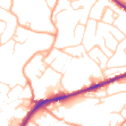 Daytime road noise heatmap for WS13 6SL