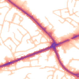 Daytime road noise heatmap for WS13 6SX