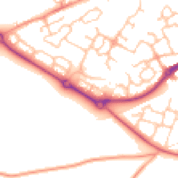 Daytime road noise heatmap for WS13 6UD