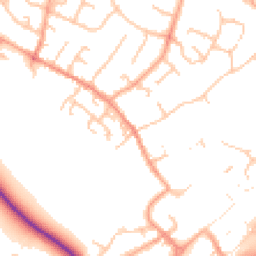 Daytime road noise heatmap for WS13 7AH