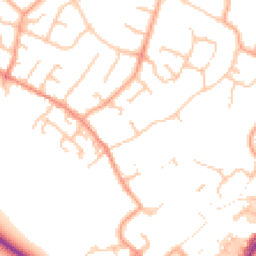 Daytime road noise heatmap for WS13 7LP