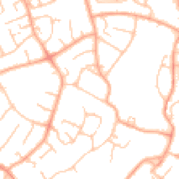 Daytime road noise heatmap for WS13 7NH
