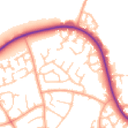 Daytime road noise heatmap for WS13 7RP