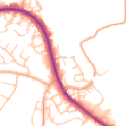 Daytime road noise heatmap for WS13 7SX