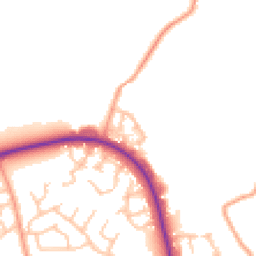 Daytime road noise heatmap for WS13 7SZ