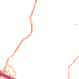 Daytime road noise heatmap for WS13 8ES
